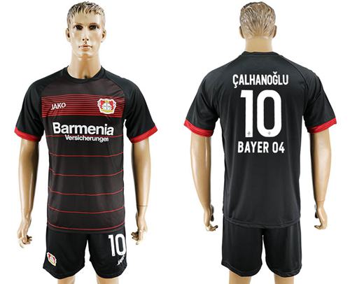 Bayer Leverkusen #10 Calhanoglu Home Soccer Club Jersey - Click Image to Close